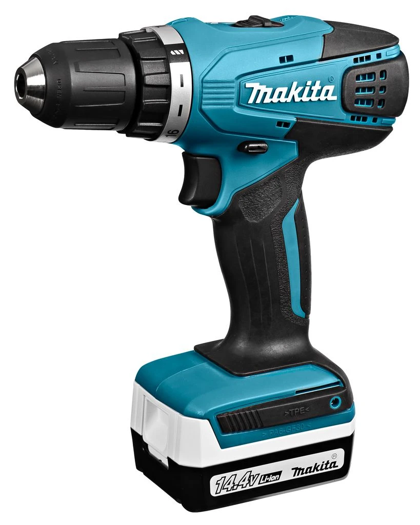 Makita DF347DWAE 14,4 V Li-ion Accu Boor-/schroefmachine Set (2x2.0Ah) In Koffer 1 Makita DF347DWAE 14,4 V Li-ion Accu Boor-/schroefmachine Set (2x2.0Ah) In Koffer