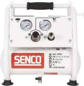 Senco AC10304 Compressor - Geluidsarm - 550W - 9 Bar - 4L - 55L/m - AFN0029 1 Senco AC10304 Compressor - Geluidsarm - 550W - 9 Bar - 4L - 55L/m - AFN0029