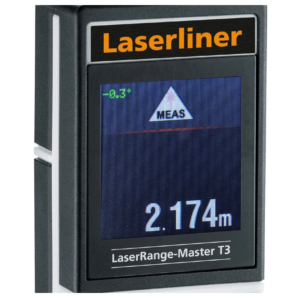 Laserliner LaserRange-Master T3 Afstandsmeter Met Hoekfunctie - 30m - 080.840A 2 Laserliner LaserRange-Master T3 Afstandsmeter Met Hoekfunctie - 30m - 080.840A - Afbeelding 2