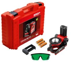 Sola Crossline P2 Kruislijnlaser In Koffer Met Wandhouder - Groen - 25m - 71013901