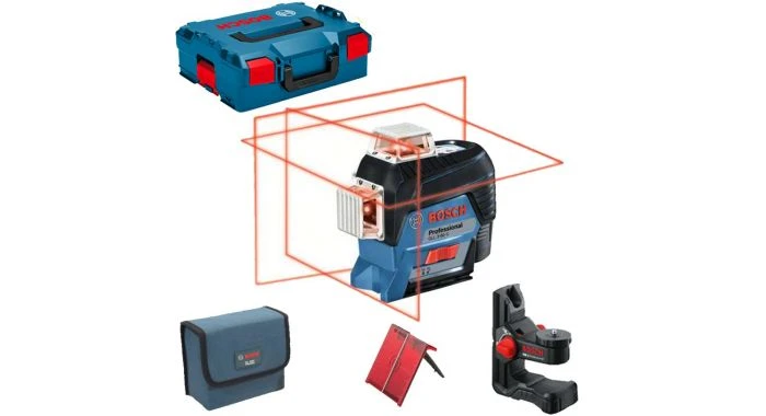 Bosch GLL 3-80 C SOLO 12V Li-Ion Accu Kruislijnlaser Body In L-Boxx - Rood - 30m - 0601063R03 1 Bosch GLL 3-80 C SOLO 12V Li-Ion Accu Kruislijnlaser Body In L-Boxx - Rood - 30m - 0601063R03