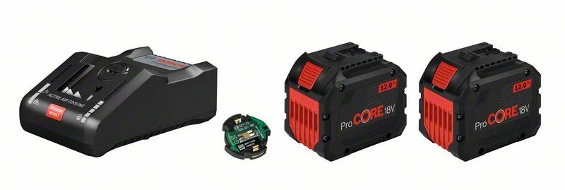 Bosch 1600A016GY 18V Li-Ion Accu Starterset (2x 12,0Ah) + Lader 1 Bosch 1600A016GY 18V Li-Ion Accu Starterset (2x 12,0Ah) + Lader