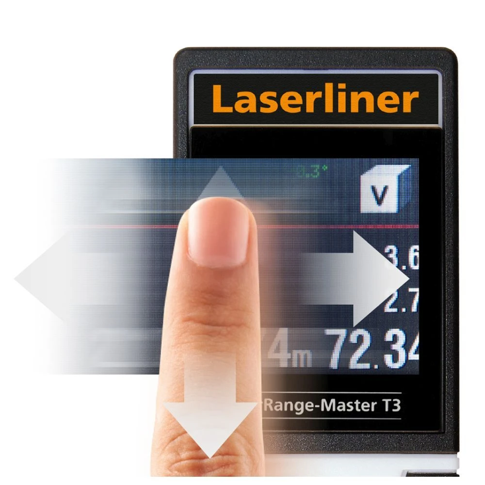 Laserliner LaserRange-Master T3 Afstandsmeter Met Hoekfunctie - 30m - 080.840A 4 Laserliner LaserRange-Master T3 Afstandsmeter Met Hoekfunctie - 30m - 080.840A - Afbeelding 4