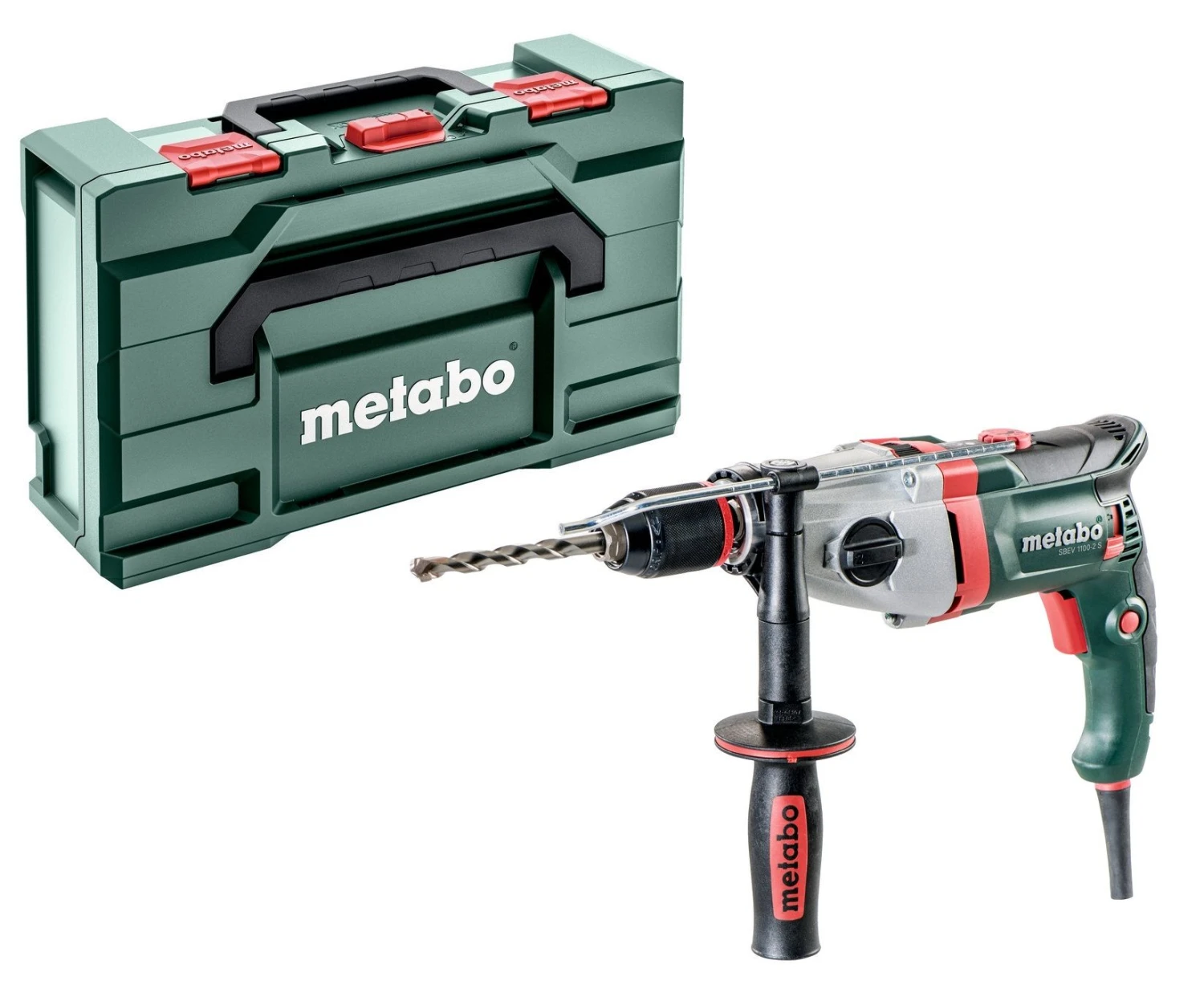 Metabo SBEV 1100-2 S Klopboormachine In MetaBOX - 1100W - 600784500 1 Metabo SBEV 1100-2 S Klopboormachine In MetaBOX - 1100W - 600784500