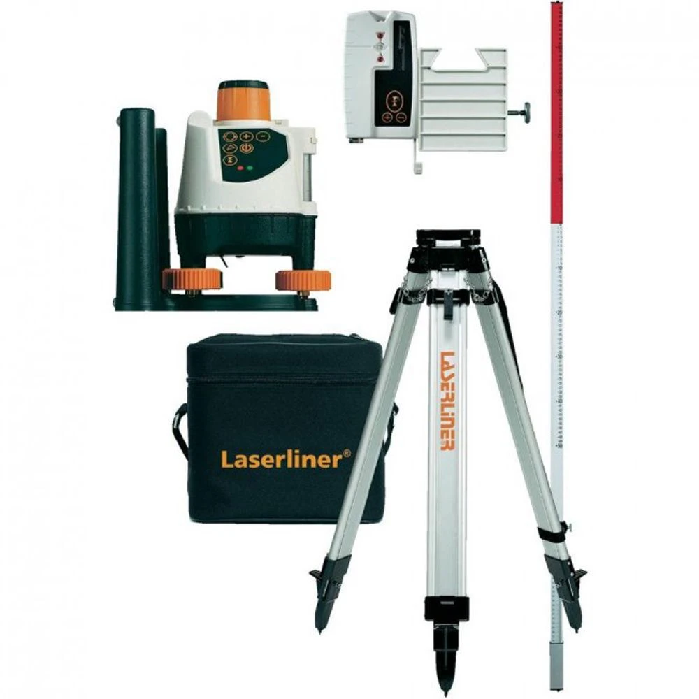 Laserliner BeamControl-Master 120 Set Rotatielaser Incl. Statief En Ontvanger - 120m - 026.04.00A 1 Laserliner BeamControl-Master 120 Set Rotatielaser Incl. Statief En Ontvanger - 120m - 026.04.00A