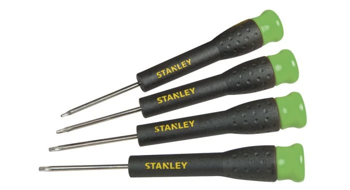 Stanley STHT0-62630 4-delige Precisie Schroevendraaierset - T6 / T7 / T8 / T9 (Torx) 1 Stanley STHT0-62630 4-delige Precisie Schroevendraaierset - T6 / T7 / T8 / T9 (Torx)