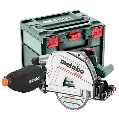 Metabo KT 18 LTX 66 BL 18V Li-ion Accu Invalcirkelzaag Set (2x 8.0Ah Accu) In MetaBox - 165 X 20mm - Koolborstelloos 2 Metabo KT 18 LTX 66 BL 18V Li-ion Accu Invalcirkelzaag Set (2x 8.0Ah Accu) In MetaBox - 165 X 20mm - Koolborstelloos - Afbeelding 2