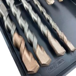 Fit-to-Fix 009-KA070076 7-delige Uni SDS-Plus Premium Hamerborenset - 2-snijder - PVC - 5-6-8x110mm + 6-8-10-12x160mm -Gereedschap Winkel 5c796968293833e8f5acb22c862034fa