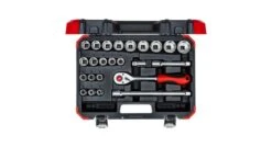 Gedore RED R69013024 24-delige Dopsleutelset - 1/4'' En 1/2'' - 3300056
