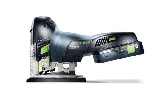Festool CARVEX PSC 420 HPC4,0 EBI-Plus 18V Li-Ion Accu Decoupeerzaag Set (1x 4,0Ah) In Systainer - 120mm - Koolborstelloos - 576525 2 Festool CARVEX PSC 420 HPC4,0 EBI-Plus 18V Li-Ion Accu Decoupeerzaag Set (1x 4,0Ah) In Systainer - 120mm - Koolborstelloos - 576525 - Afbeelding 2