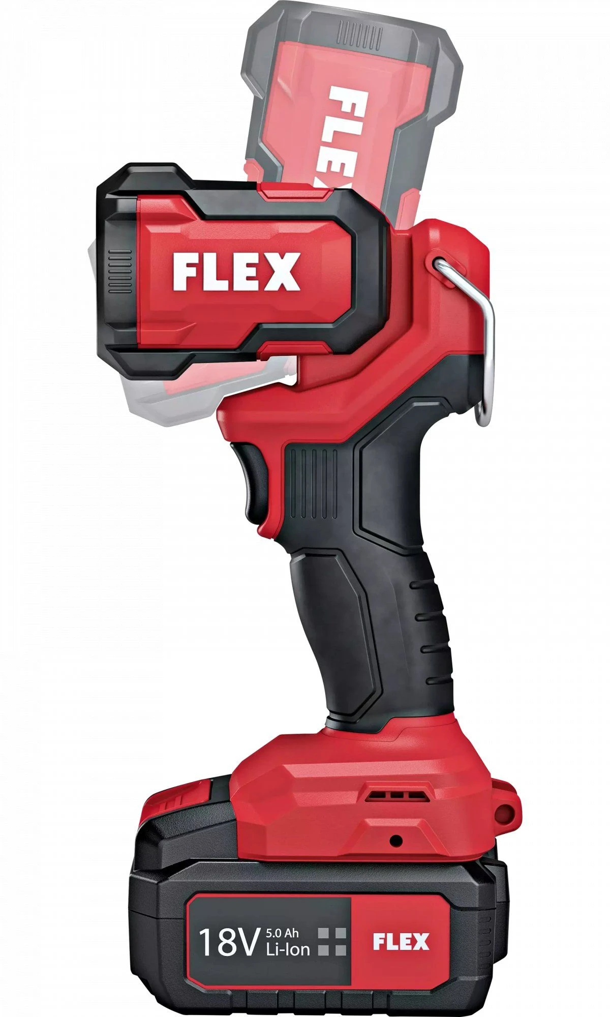 Flex WL 300 18.0 Li-ion Accu LED Handlamp Body - 18V 4 Flex WL 300 18.0 Li-ion Accu LED Handlamp Body - 18V - Afbeelding 4