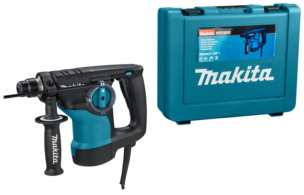 Makita HR2800 SDS-plus Boorhamer In Koffer - 800W - 2,8J 1 Makita HR2800 SDS-plus Boorhamer In Koffer - 800W - 2,8J