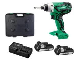 HiKOKI WH18DJL WCZ 18V Li-ion Accu Slagschroevendraaier Set (2x 1,5Ah) In Koffer - 145Nm