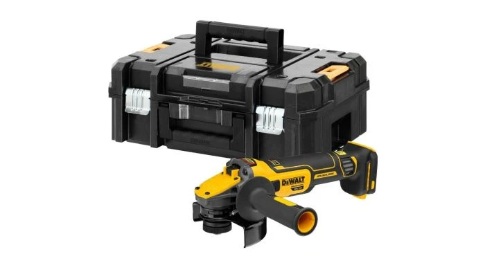 DeWALT DCG409NT-XJ 18V Li-ion FlexVolt Accu Haakse Slijper - 125 Mm - TSTAK Koffer 1 DeWALT DCG409NT-XJ 18V Li-ion FlexVolt Accu Haakse Slijper - 125 Mm - TSTAK Koffer