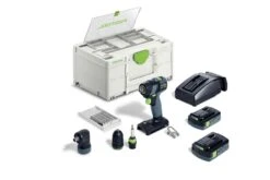 Festool TXS 18 C 3,0-Set 18V Li-Ion Accu Schroefboormachine Incl. Bitset (2x 3,0Ah) In Systainer - 40Nm - 576896