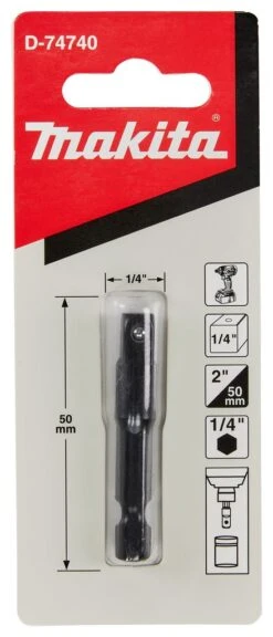 Makita D-74740 Krachtdopadapter - 1/4" -Gereedschap Winkel 8dd28c935e0e8c8b134525551c1948d9