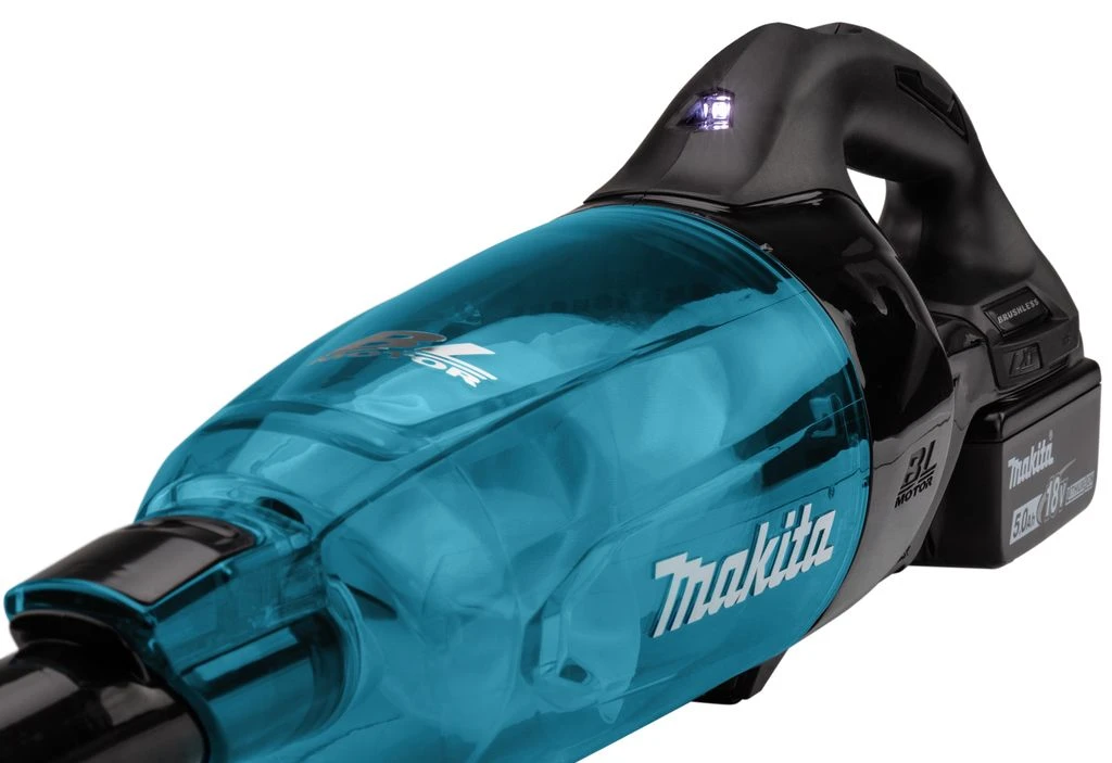Makita DCL281FRTB 18V Li-Ion Accu Steelstofzuiger Zwart Set (1x 5,0Ah) - 1500l/min - Koolborstelloos 5 Makita DCL281FRTB 18V Li-Ion Accu Steelstofzuiger Zwart Set (1x 5,0Ah) - 1500l/min - Koolborstelloos - Afbeelding 5