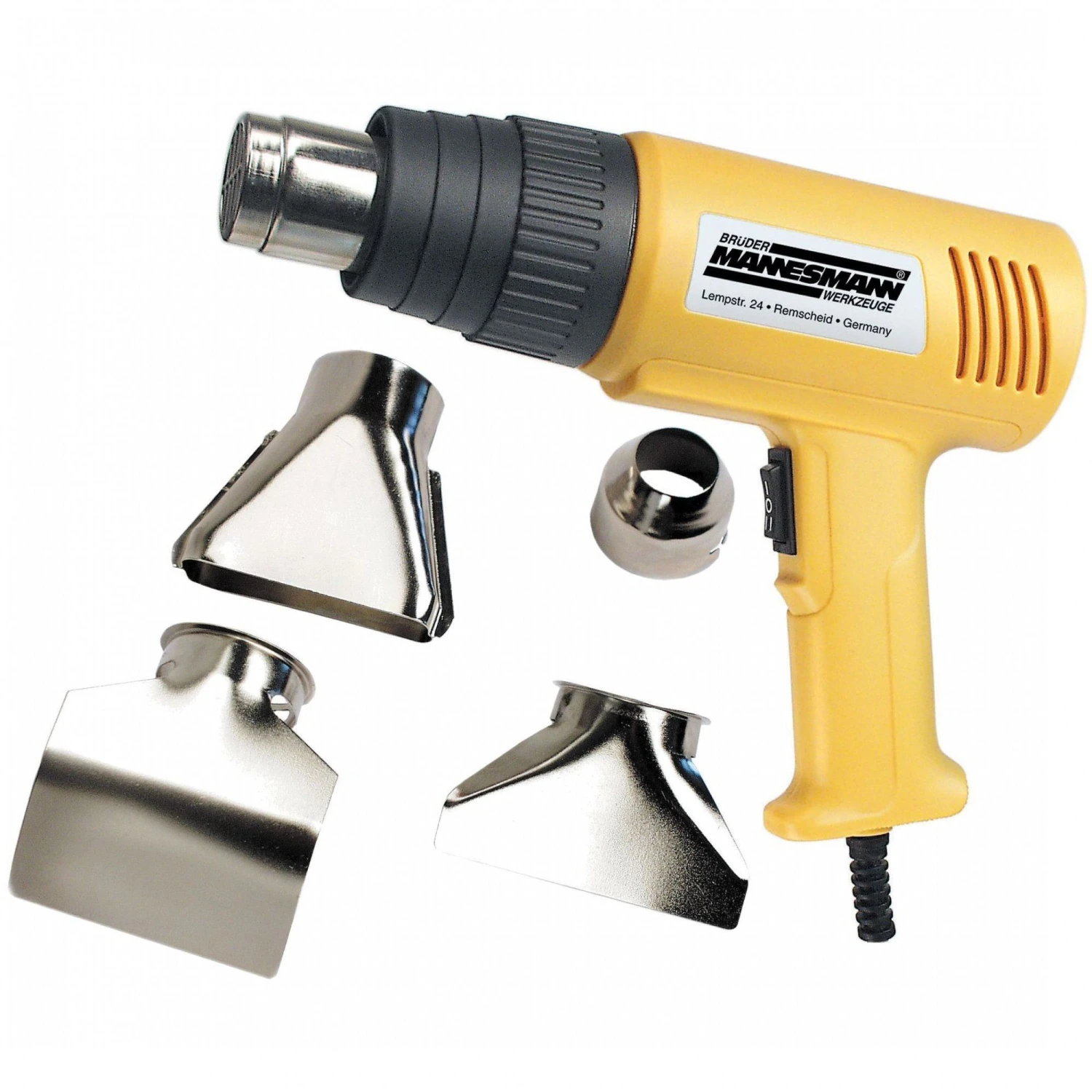 Brüder Mannesmann 49500 Heteluchtpistool Incl. Accessoires - 2000W 1 Brüder Mannesmann 49500 Heteluchtpistool Incl. Accessoires - 2000W