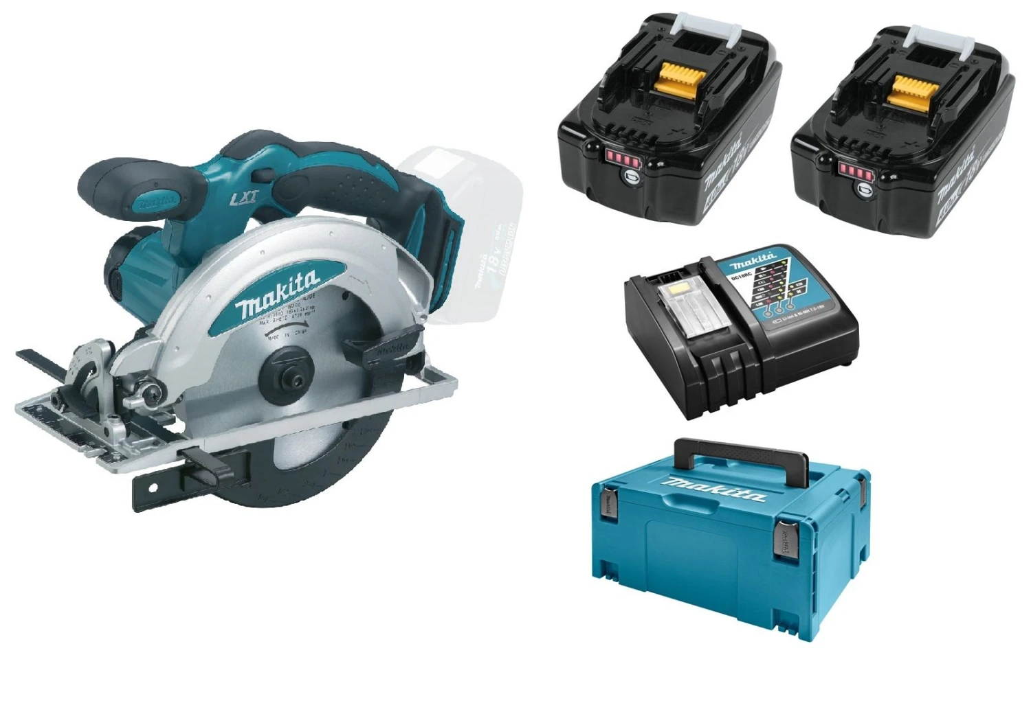 Makita DSS610RMJ 18V Li-Ion Accu Cirkelzaag Set (2x 4.0Ah Accu) In Mbox - 165mm 1 Makita DSS610RMJ 18V Li-Ion Accu Cirkelzaag Set (2x 4.0Ah Accu) In Mbox - 165mm