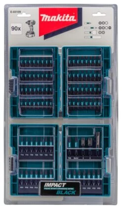 Makita E-03109 Slagschroefbitset 90-delig -Gereedschap Winkel a2ac18e1e0b6e9d1ca2637c217138e26