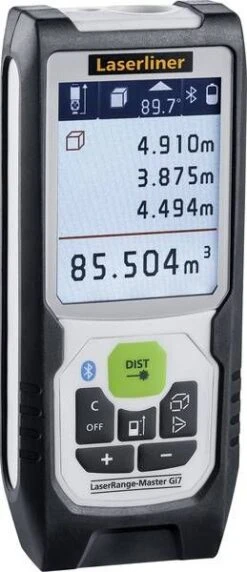 Laserliner LaserRange-Master Gi7 Pro Laserafstandsmeter Met Bluetooth - Groene Laser - 70m - 080.837A -Gereedschap Winkel ad71e23687024f3c8c912a7fde0ff13a