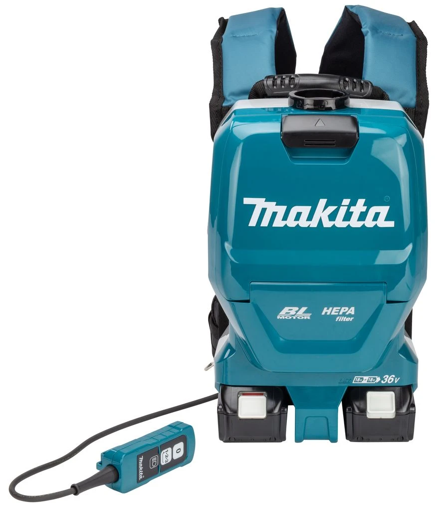 Makita DVC261TX11 2x18V Li-Ion Accu Rugstofzuiger Set (2x 5,0Ah) Incl. Accessoires - 120m³/uur - Koolborstelloos 9 Makita DVC261TX11 2x18V Li-Ion Accu Rugstofzuiger Set (2x 5,0Ah) Incl. Accessoires - 120m³/uur - Koolborstelloos - Afbeelding 9
