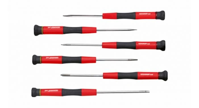 Gedore RED R38005906 6-delige 2C-Elektronica Schroevendraaierset 1 Gedore RED R38005906 6-delige 2C-Elektronica Schroevendraaierset