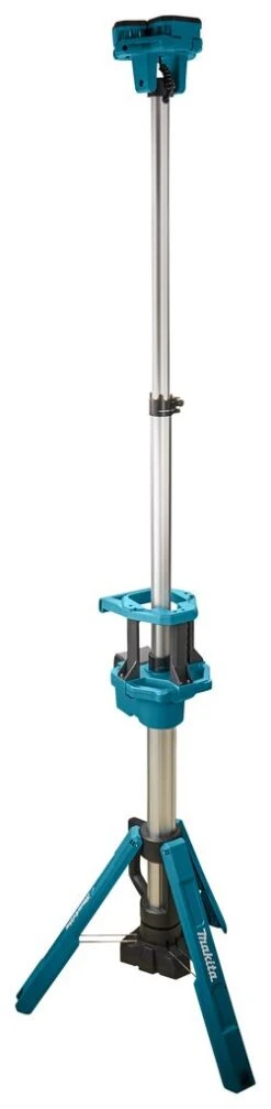 Makita NLADML814 14.4V - 18V Li-Ion Accu Bouwlamp Op Statief - 3 Spots - 100-220cm - 3000 Lumen -Gereedschap Winkel c19b4943e8bb043c3a847cc332f9e0ca