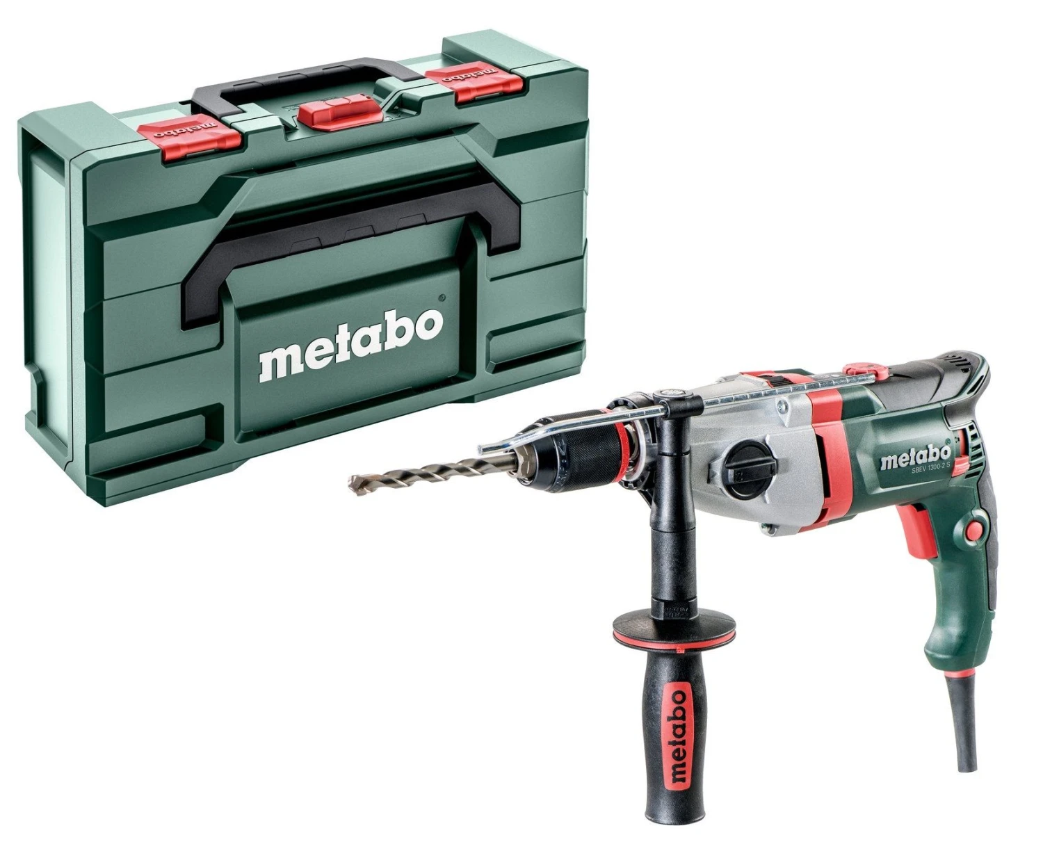 Metabo SBEV 1300-2 S Klopboormachine Met Snelspanboorhouder Futuro Plus In MetaBOX - 1300W - 600786500 1 Metabo SBEV 1300-2 S Klopboormachine Met Snelspanboorhouder Futuro Plus In MetaBOX - 1300W - 600786500
