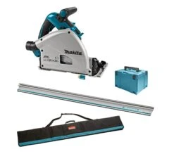 Makita DSP601ZJU2 36V (2x 18V) Li-Ion Accu Invalcirkelzaag Body In Mbox (AWS) Incl. Geleiderail - 20 X 165mm - Koolborstelloos