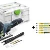 Festool CARVEX PSC 420 EB-Basic 18V Li-Ion Accu Decoupeerzaagmachine Body In Systainer Met 25-delige Decoupeerzaagbladset