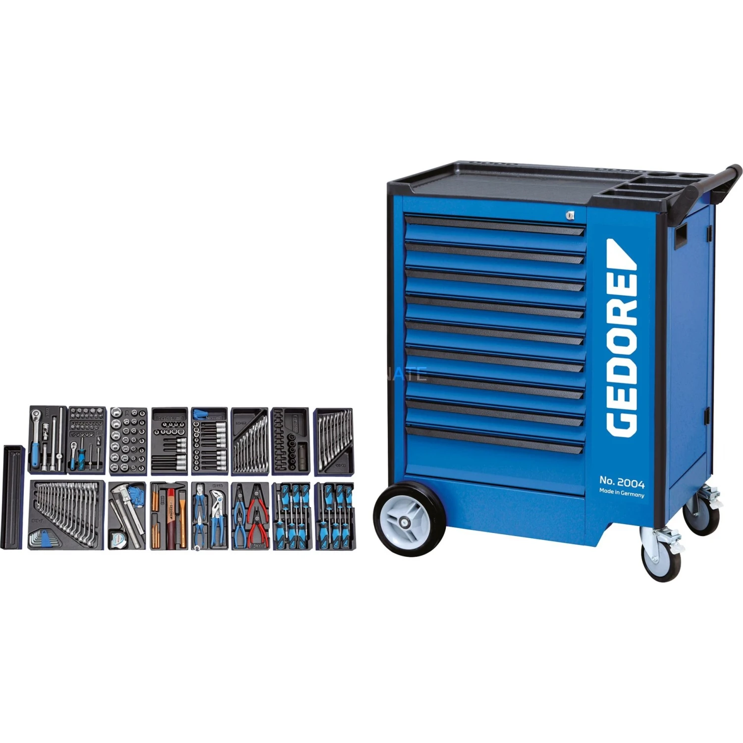 Gedore 1500 ES-02-2004 Gereedschapwagen Gevuld - 207-delig - 2657708 3 Gedore 1500 ES-02-2004 Gereedschapwagen Gevuld - 207-delig - 2657708 - Afbeelding 3