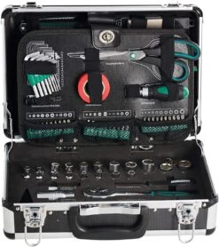 Brüder Mannesmann 29067 Gereedschapset In Aluminium Koffer - 90-delig -Gereedschap Winkel e6847bece3202dfce9cf7d6c797e38b4