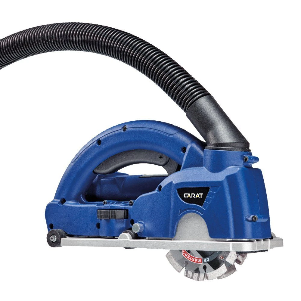 Carat SL-1255 Dustec Sleuvenzaagmachine Incl. 2 Diamantzaagbladen In Koffer - 1800W - 125 X 22,23mm 1 Carat SL-1255 Dustec Sleuvenzaagmachine Incl. 2 Diamantzaagbladen In Koffer - 1800W - 125 X 22,23mm