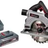 Einhell TE-CS 18/190 Li BL 18V Li-Ion Accu Handcirkelzaag Set - 190mm (met 2.5Ah Accu Starterset)