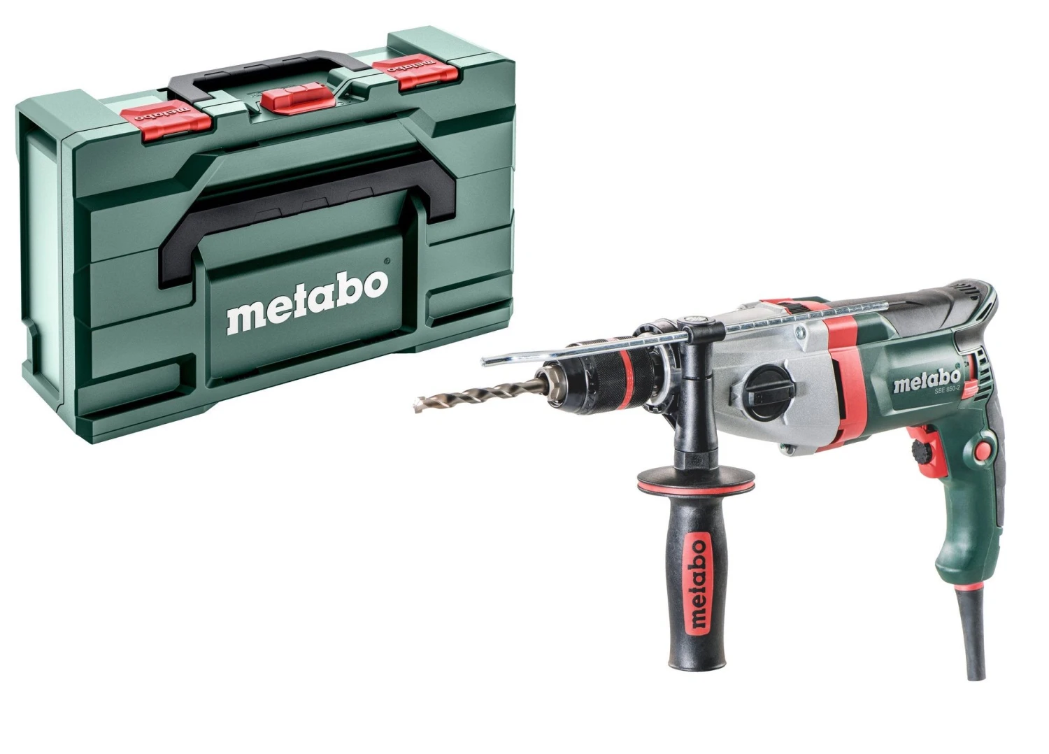Metabo SBE 850-2 Klopboormachine Met Snelspanboorkop Futuro Plus In MetaBOX - 850W - 600782500 1 Metabo SBE 850-2 Klopboormachine Met Snelspanboorkop Futuro Plus In MetaBOX - 850W - 600782500